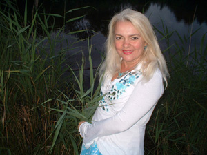 Dorota Lopatynska-de-Slepowron modeling for a calender in Poland