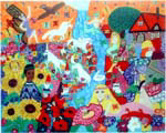 Painting by fine artist Dorota Lopatynska-de-Slepowron