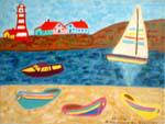 Painting by fine artist Dorota Lopatynska-de-Slepowron